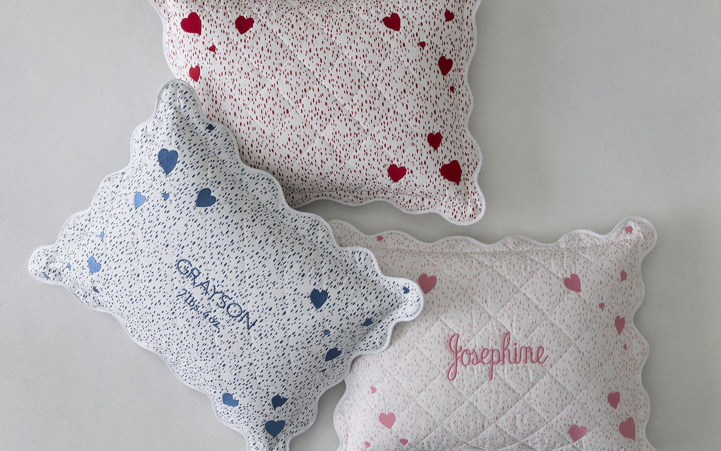 Celine Hearts Mini Pillow