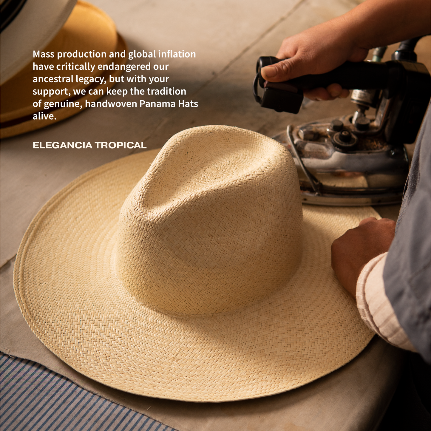 Rope Straw Bucket Hat - Limited Edition Summer Panama Hat: Small