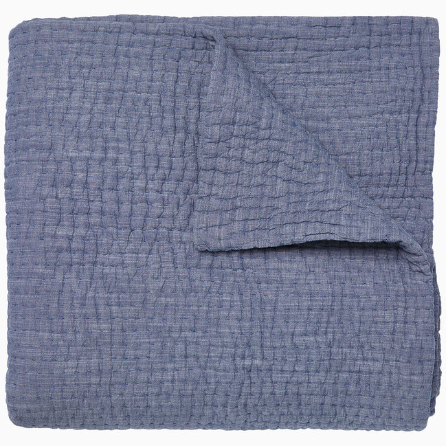 John Robshaw Vivada Indigo Woven Quilt