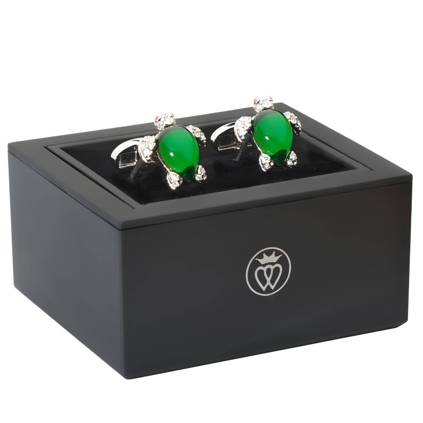 Crystal Turtle Cufflink
