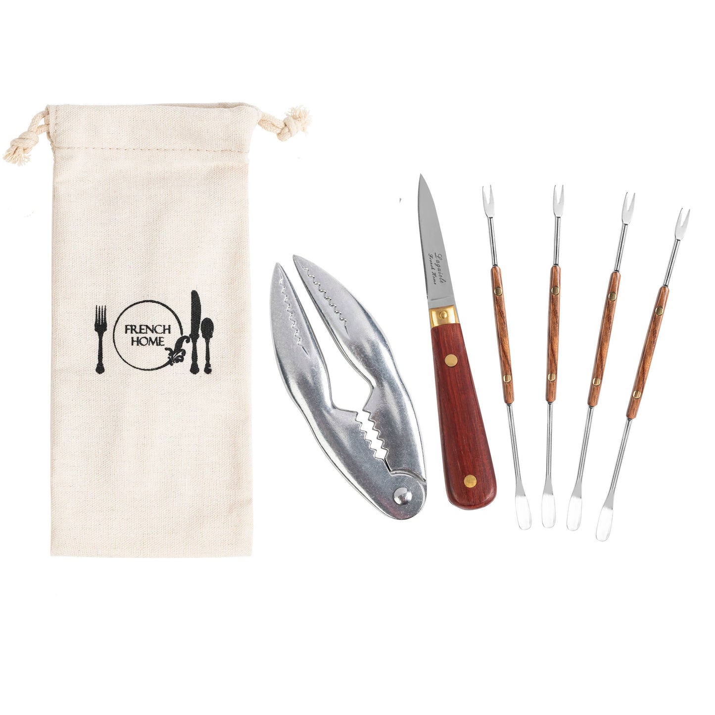 French Home 6-Piece Essential Seafood Utensil Set