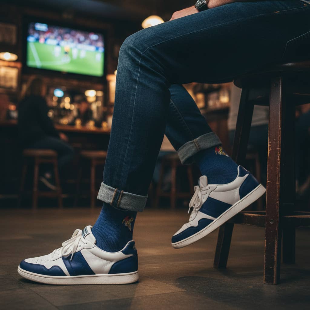 "GOOOAL!" - Soccer Themed Fine Men's Socks