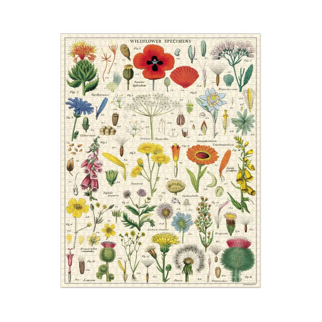 Vintage Wildflower Puzzle