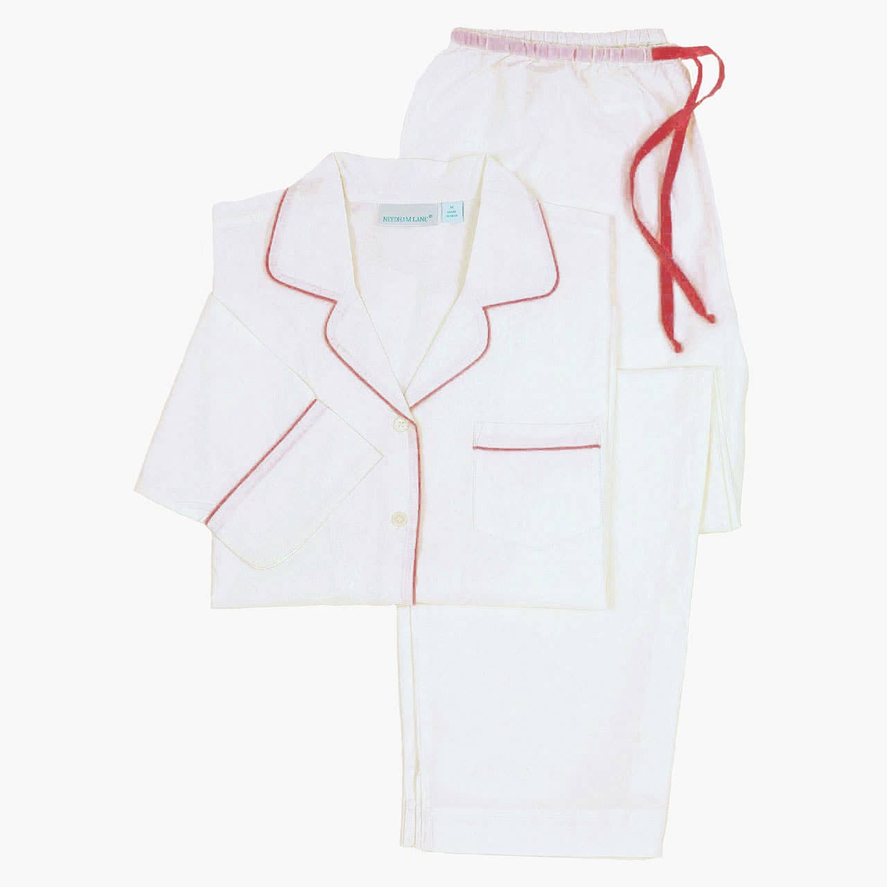 Logan Red Long Sleeve Pajamas: L