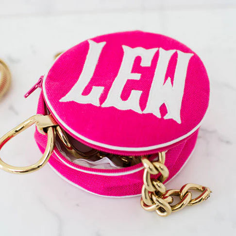 Walker Valentine 6-inch Round Jewelry Case, Custom