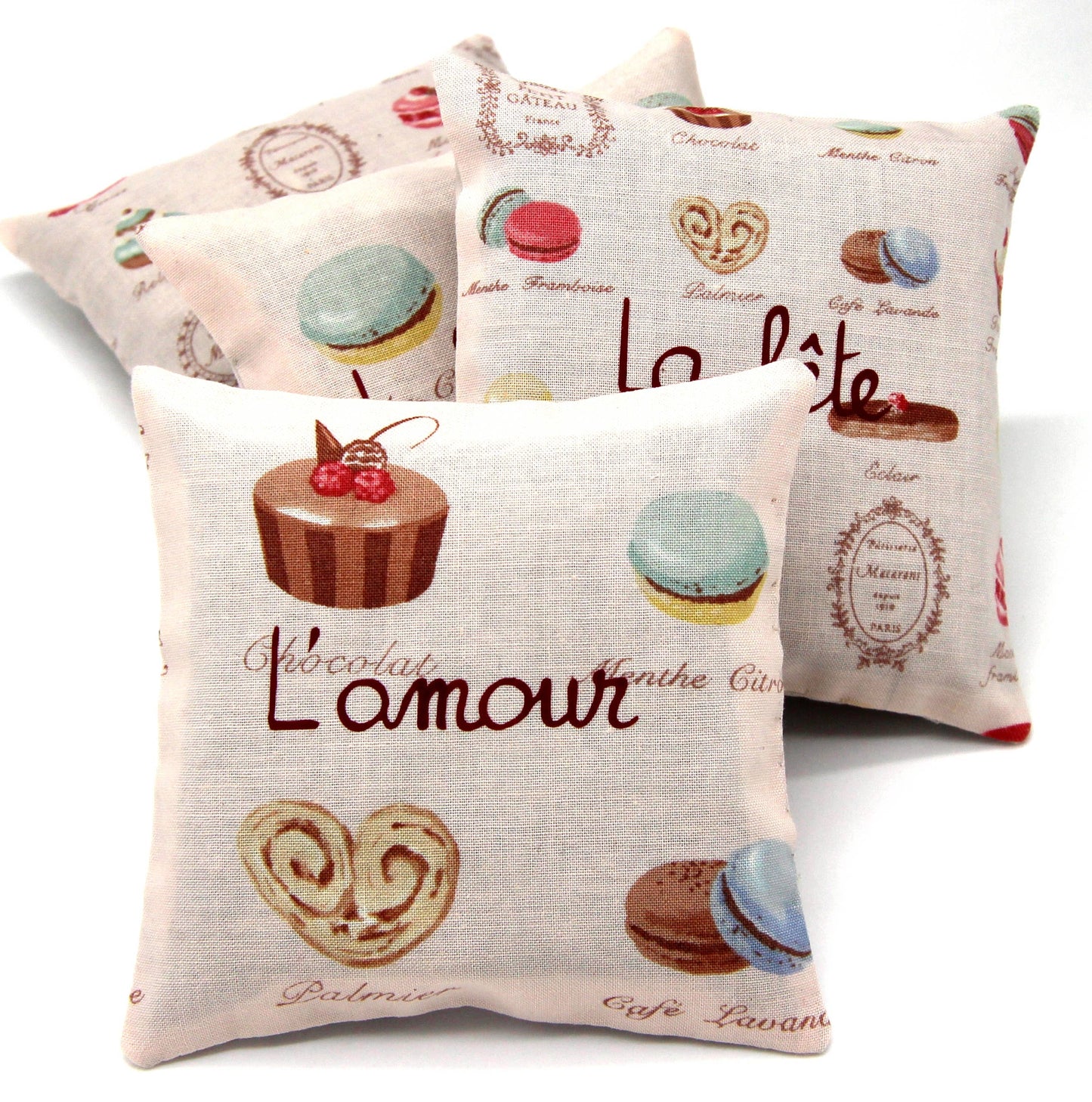 Box of 4 pink macaroon lavender sachets - Mothers' day gift