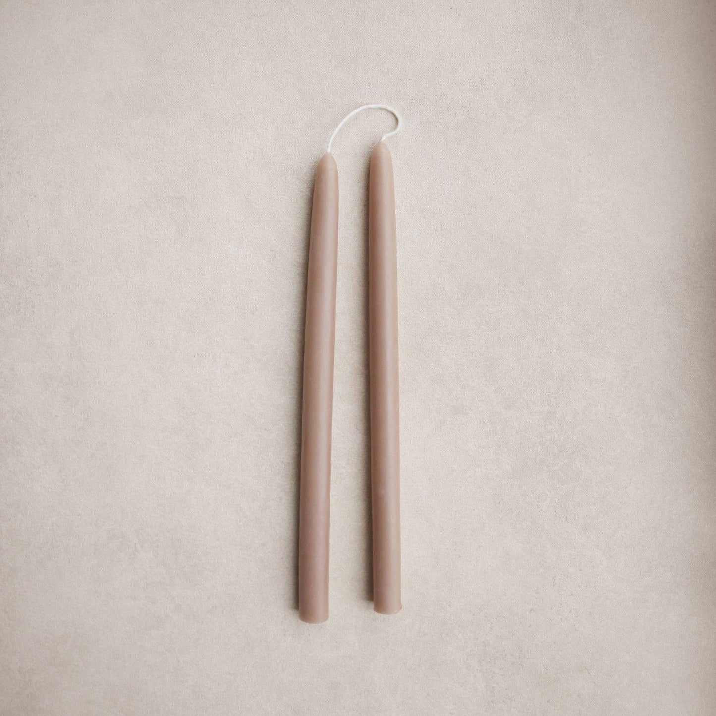 9" Heirloom Beeswax Taper Candles: Blossom