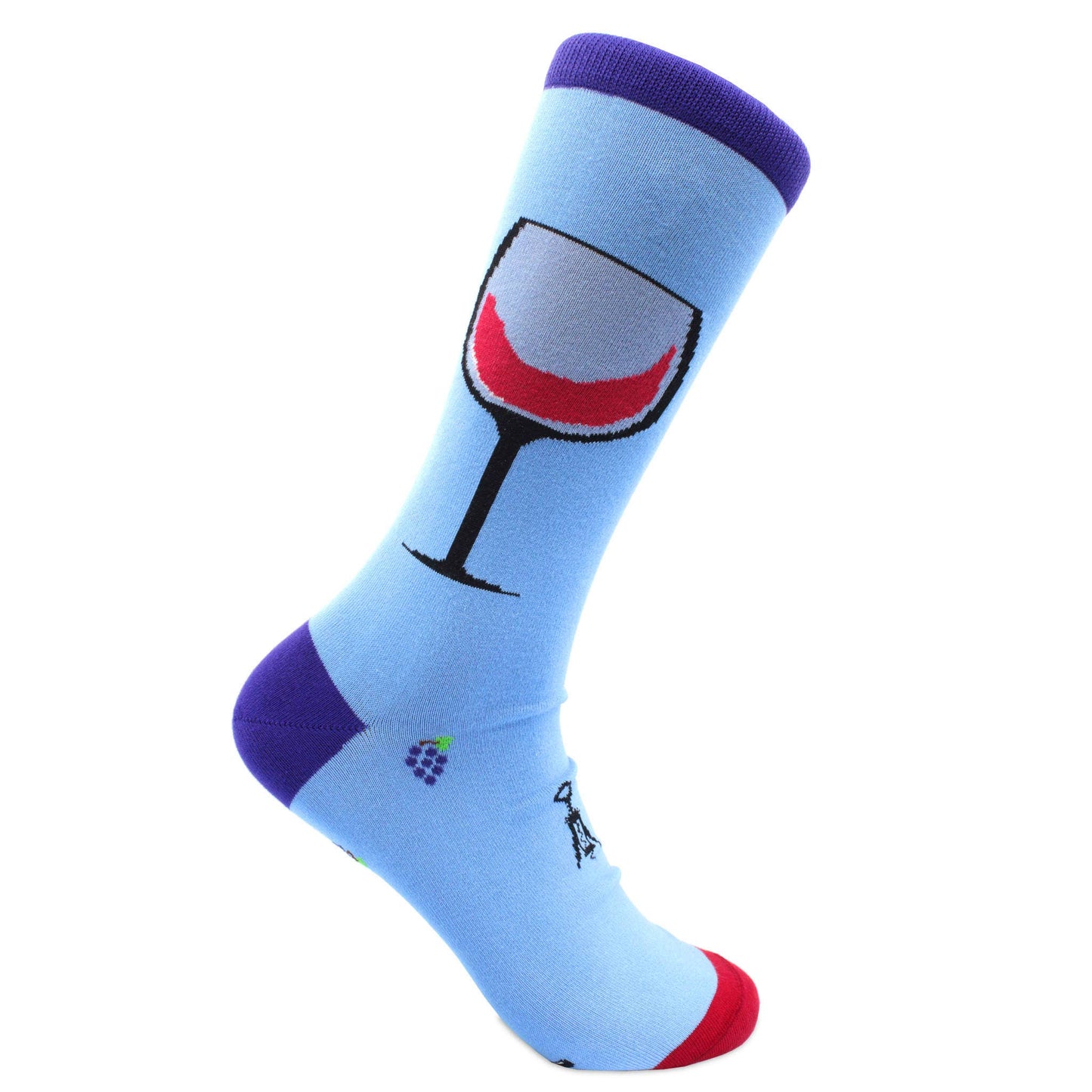 "Wine-Oh!" - Wine Themed Men's Pima Socks