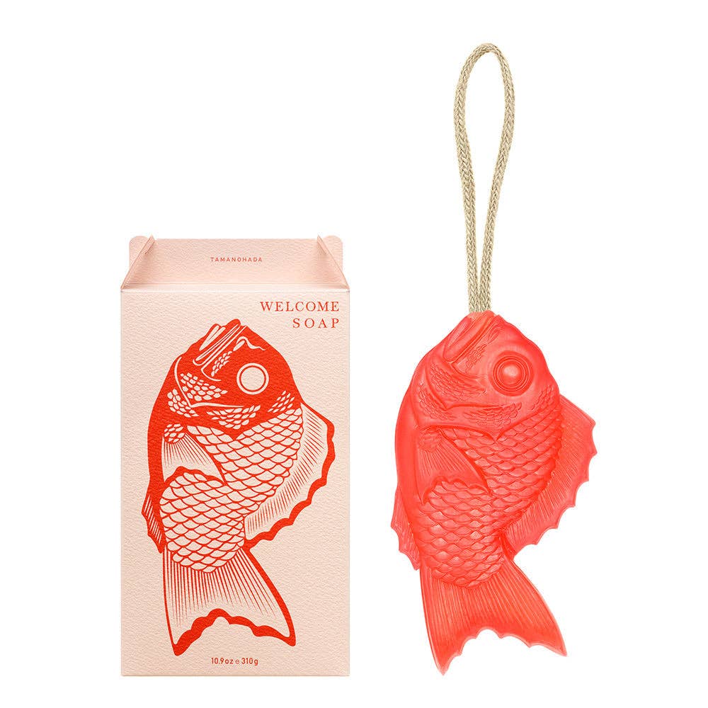 Tamanohada Tai Fish Soap on a Rope