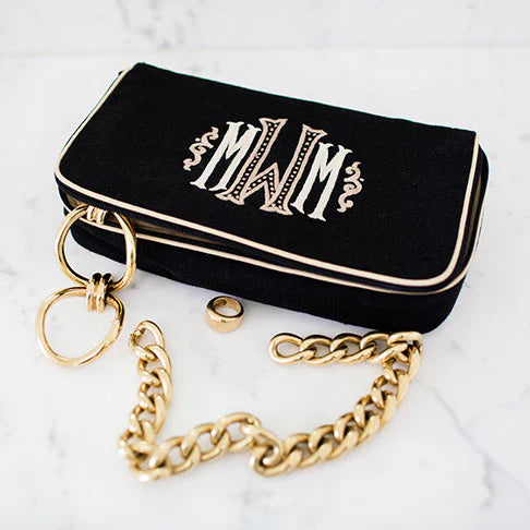 Walker Valentine Andrea Double Jewelry Bag, Custom