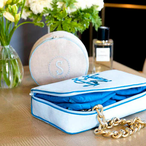 Walker Valentine Andrea Double Jewelry Bag, Custom