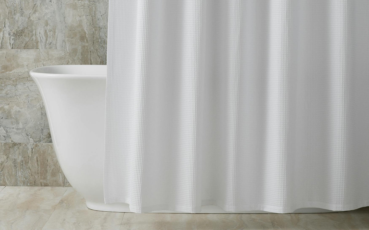 Belgian Waffle Shower Curtain