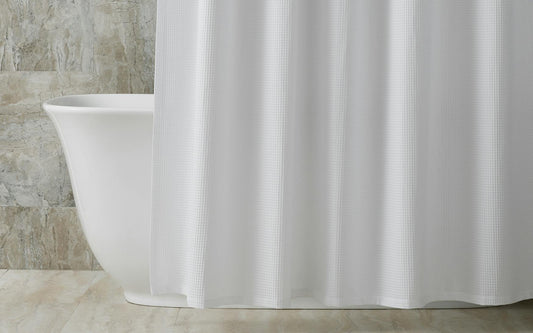 Belgian Waffle Shower Curtain