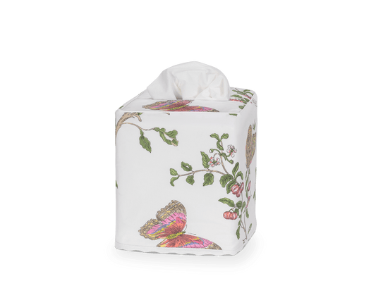 Baudin Butterfly Tissue Box Cover Pink