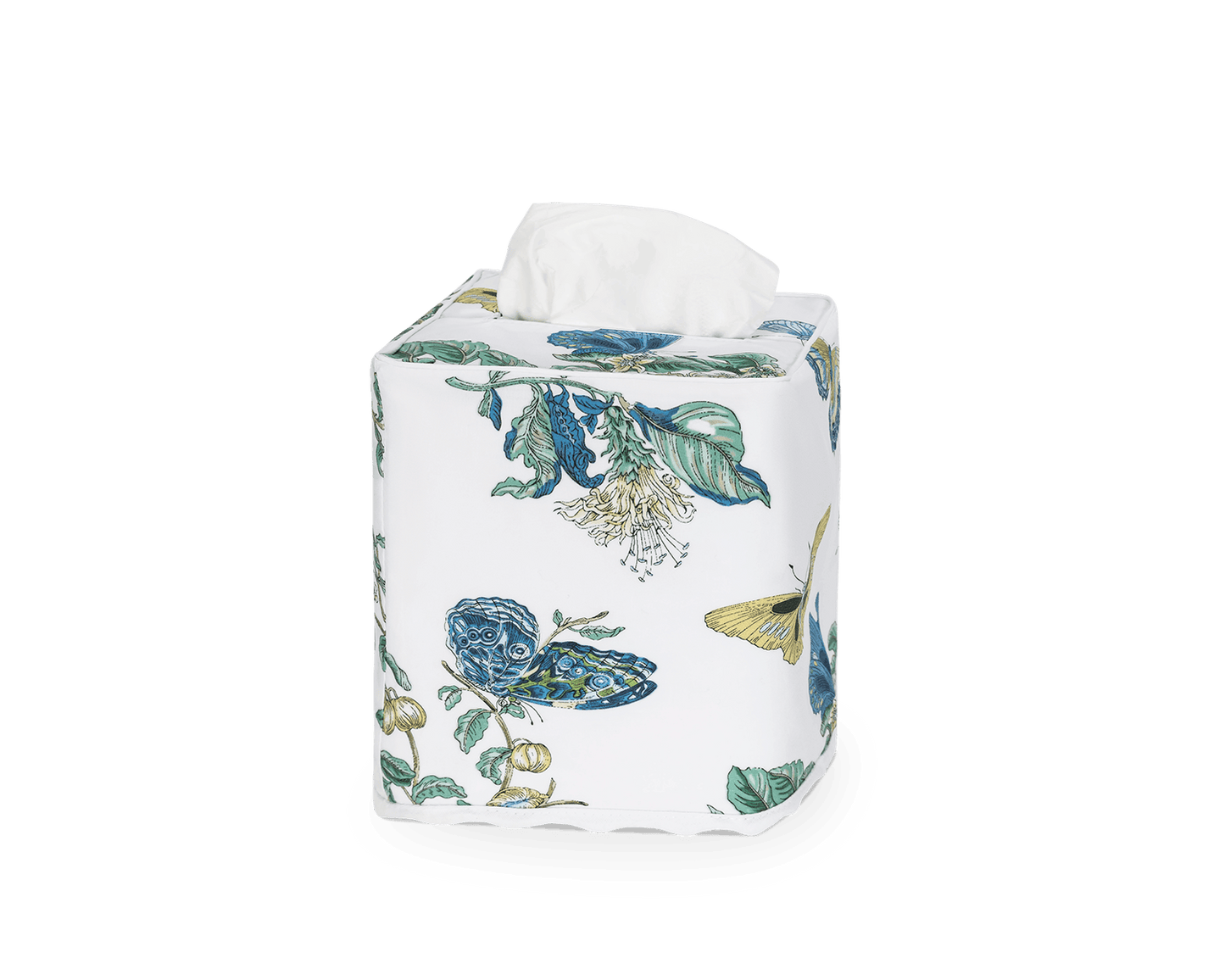 Baudin Butterfly Tissue Box Cover Prussian Blue