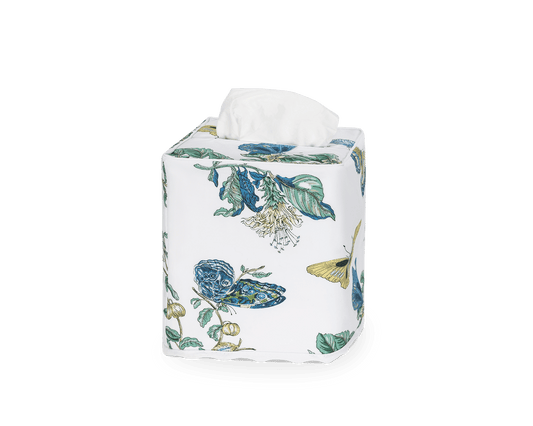 Baudin Butterfly Tissue Box Cover Prussian Blue