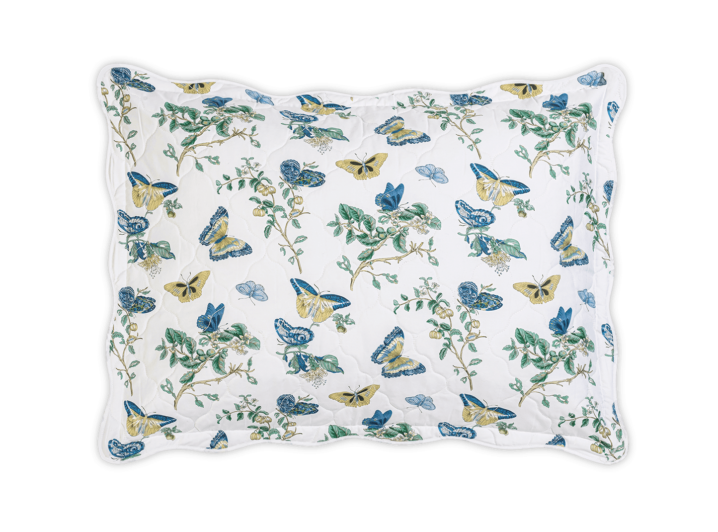 Baudin Butterfly Sham in Blue