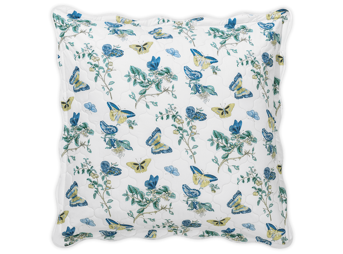 Baudin Butterfly Sham in Blue