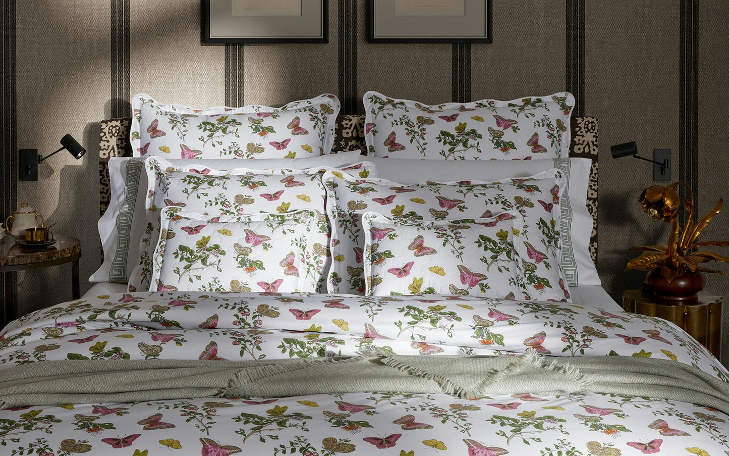 Baudin Butterfly Sham in Blue