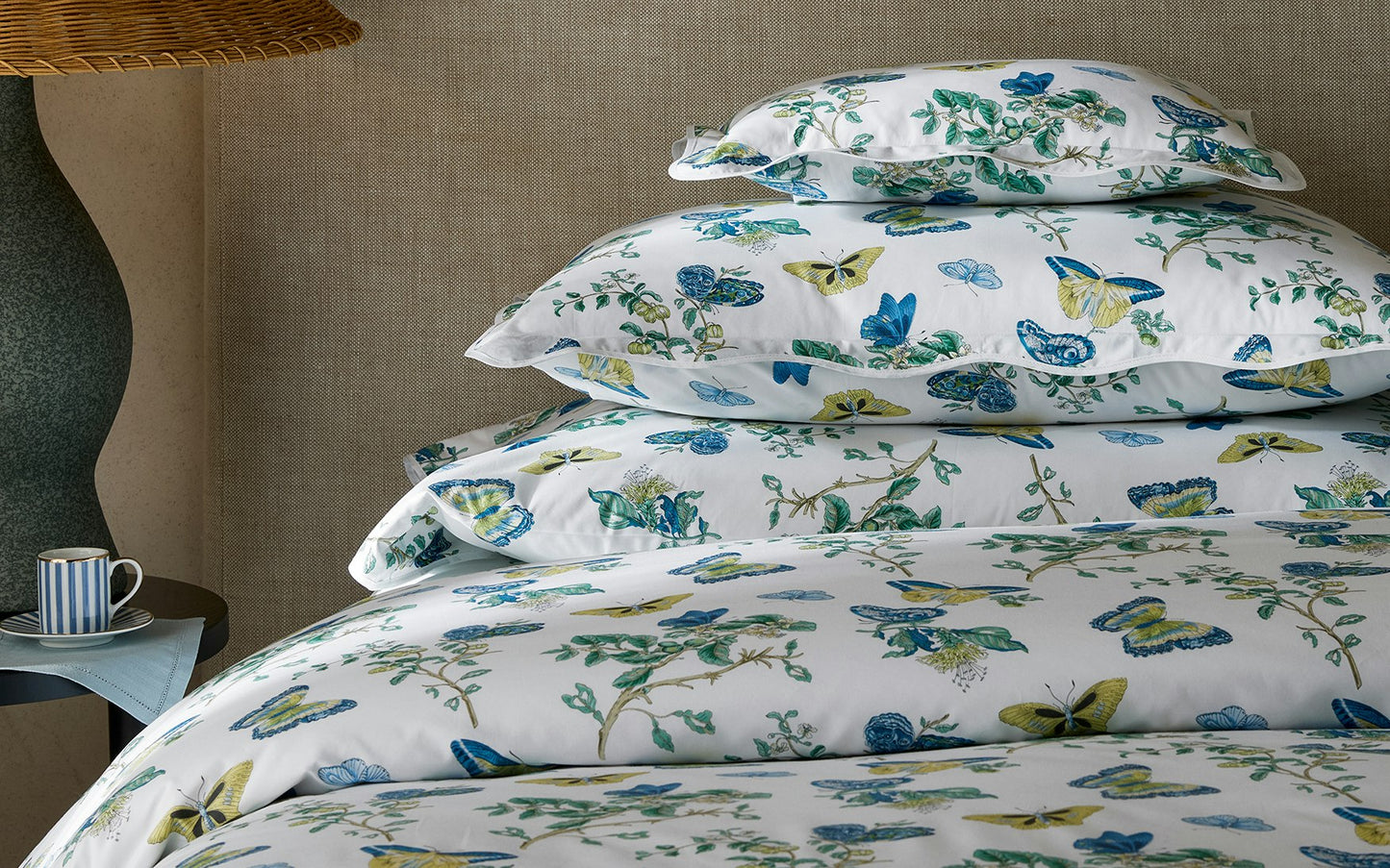 Baudin Butterfly Sham in Blue