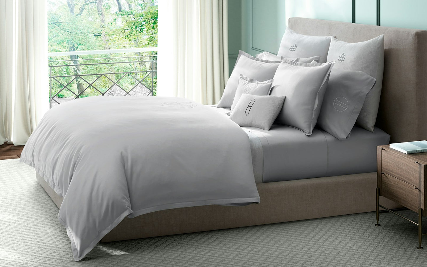 Talita Satin Stitch Duvet Cover