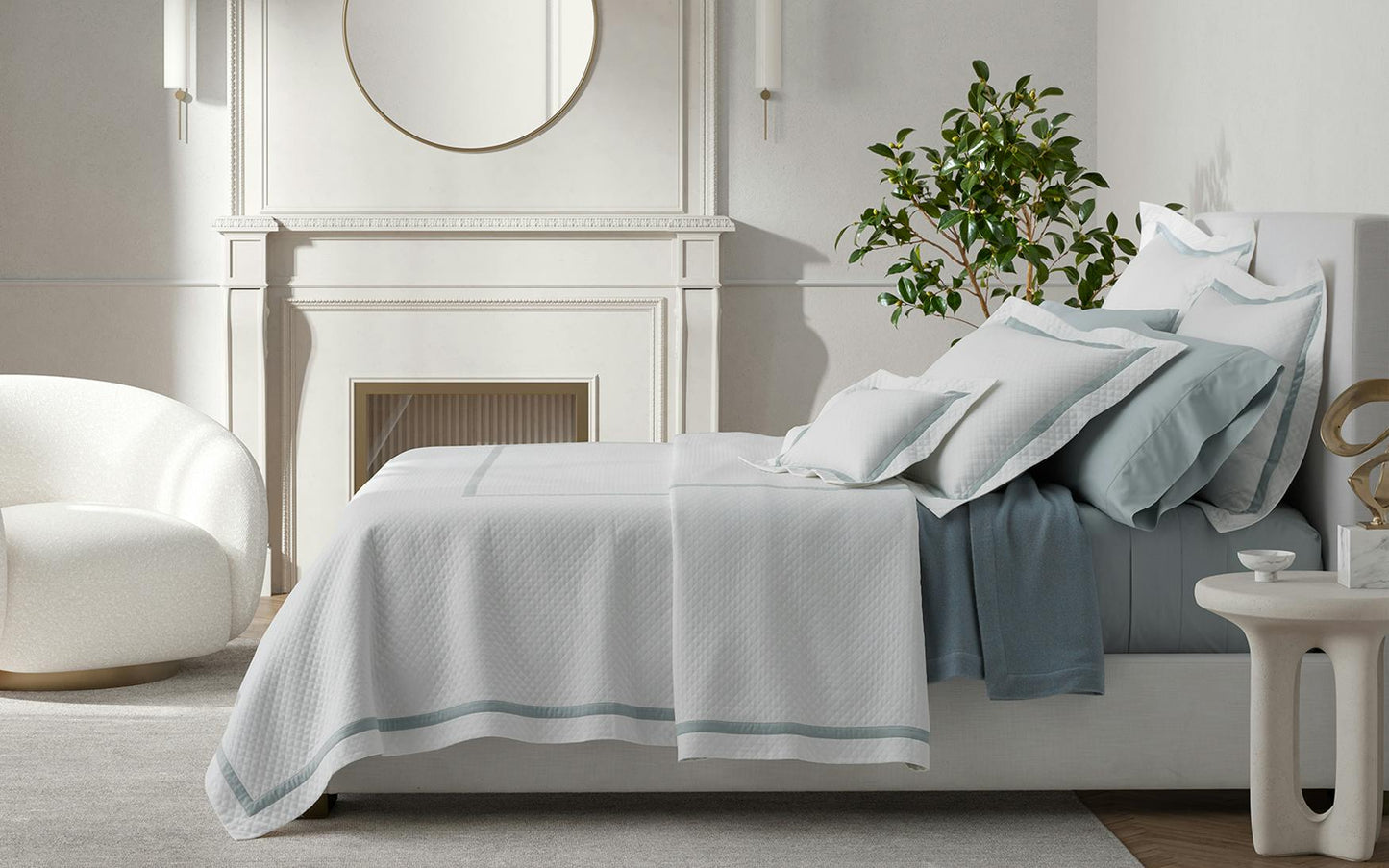 Lowell Matelasse Coverlet
