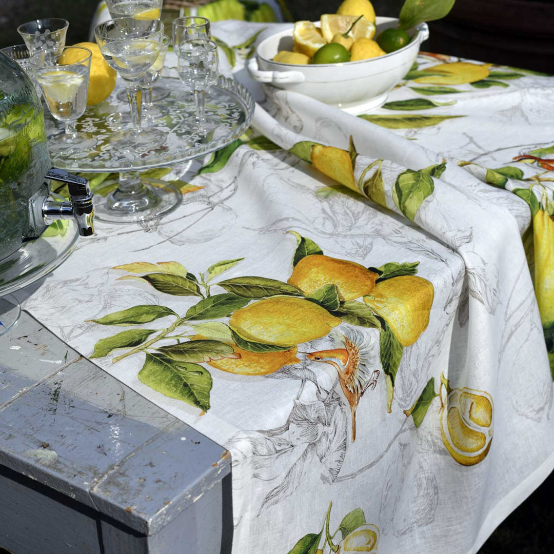Tessitura Toscana Limoncello Tablecloth