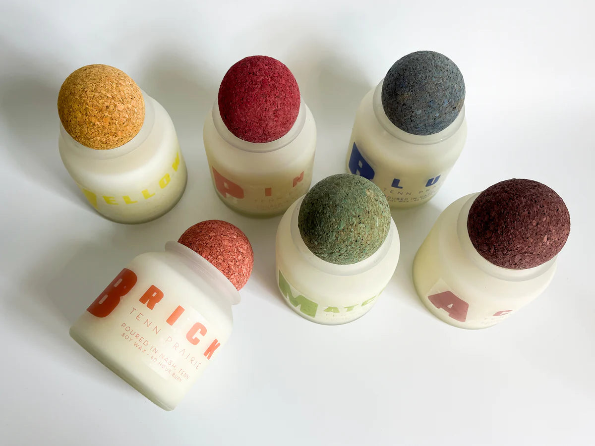 The Brick Candle / Amber + Santal