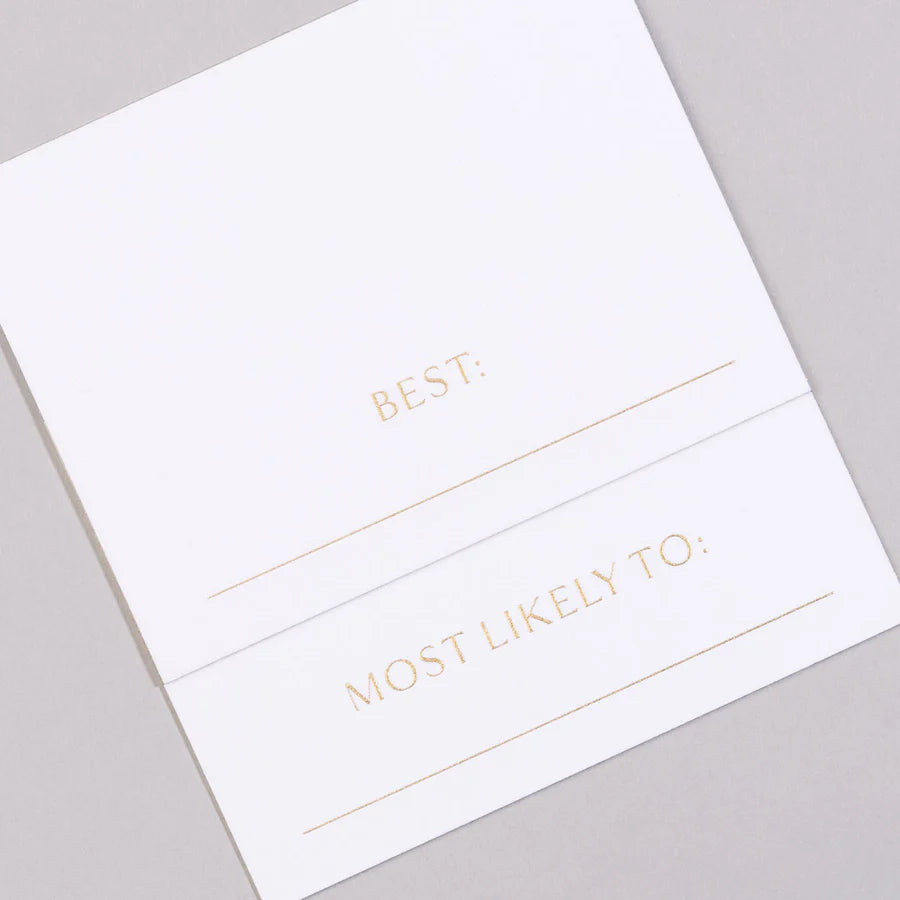 Superlatives Place Cards (Set of 24)