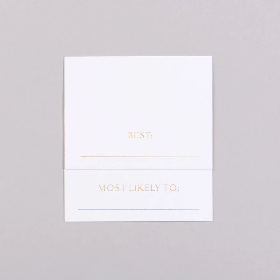 Superlatives Place Cards (Set of 24)