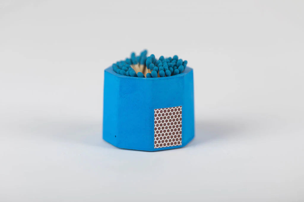 Bright Solid Match Holder w/ Striker