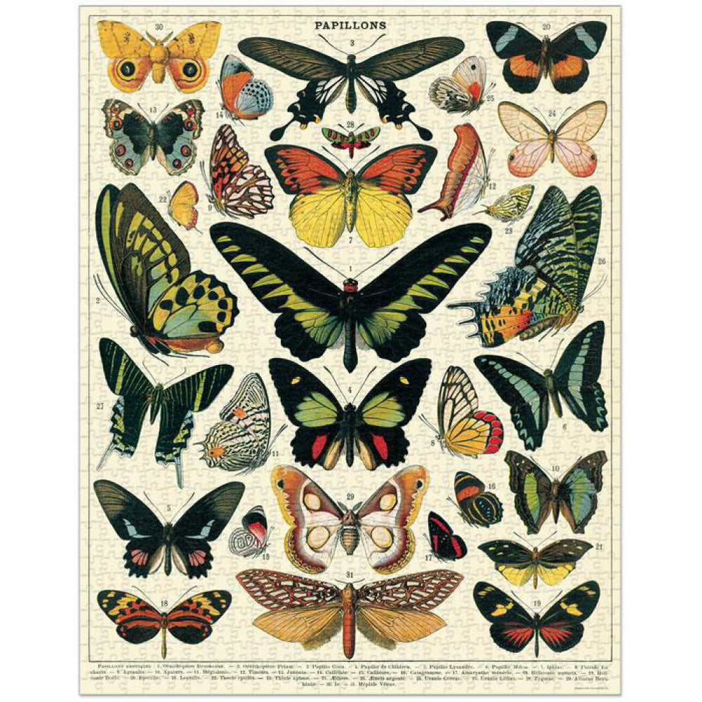 Vintage Butterflies Puzzle
