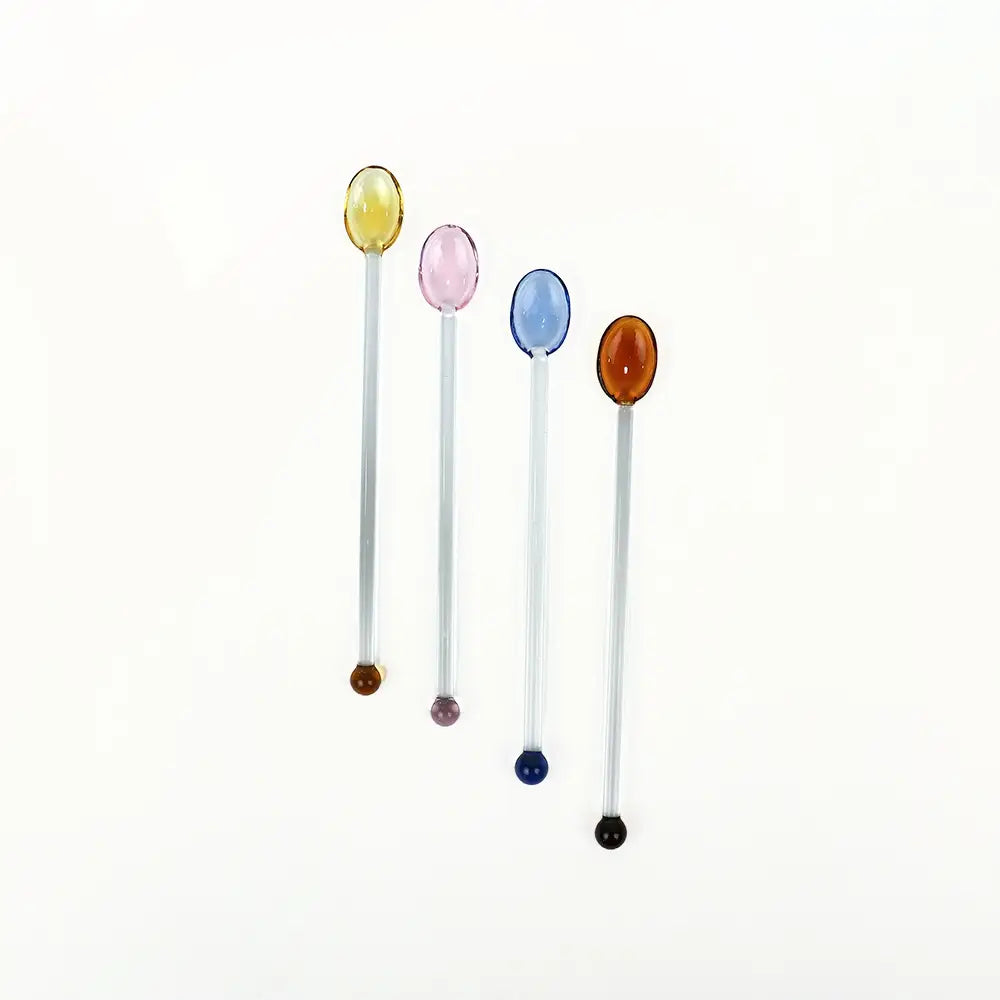 Handcrafted Borosilicate Spoons (Set of 4)