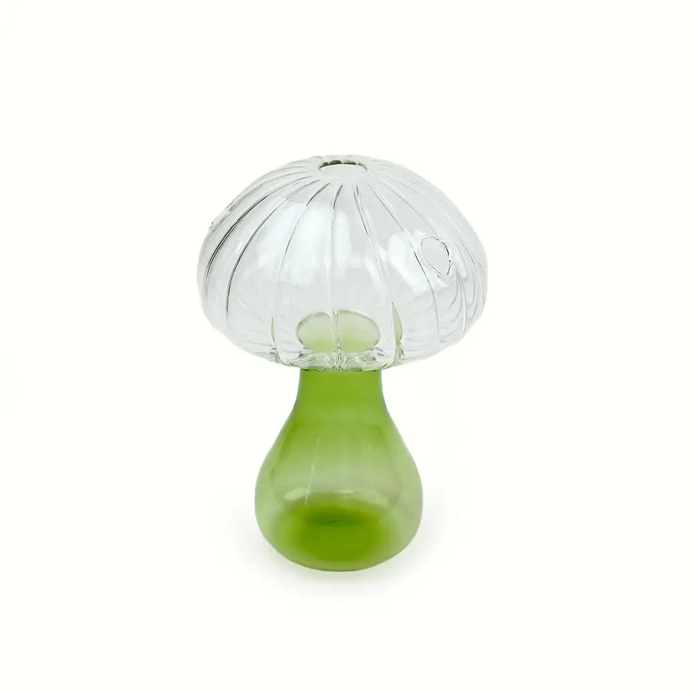 Handcrafted Borosilicate Mushroom Vase