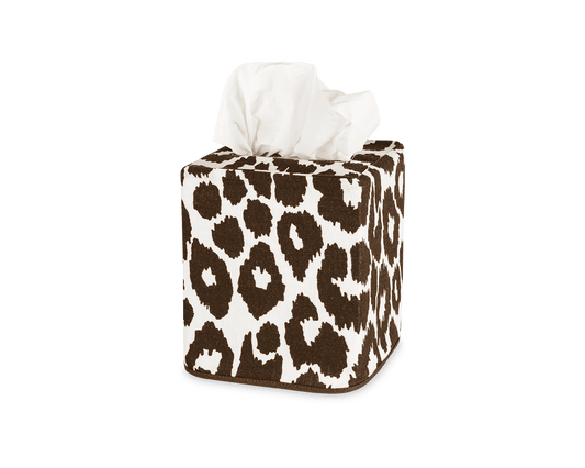 Iconic Leopard Tissue Box Cover Cinder