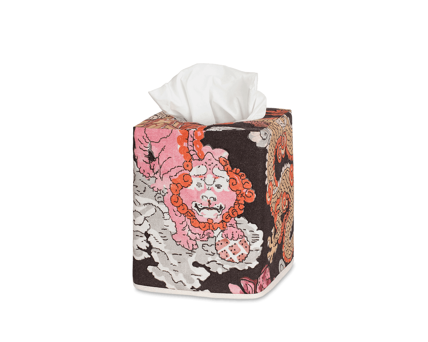 Magic Mountain Tissue Box Cover Chocolate Persimmon