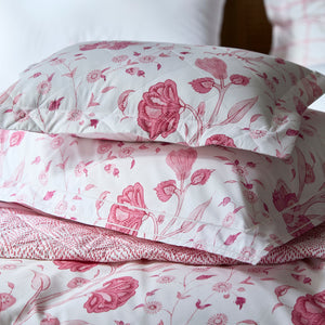 Matouk Khilana Quilted Euro Sham in Peony