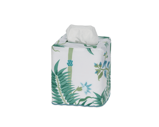 Palmrya Tissue Box Cover Emerald