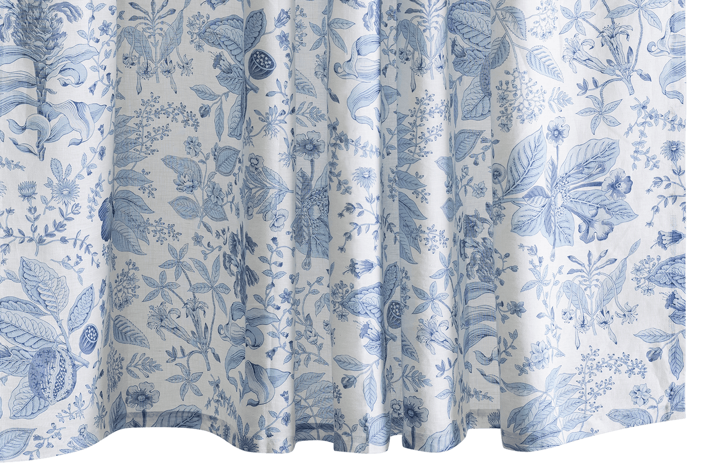 Pomegranate Linen Shower Curtain