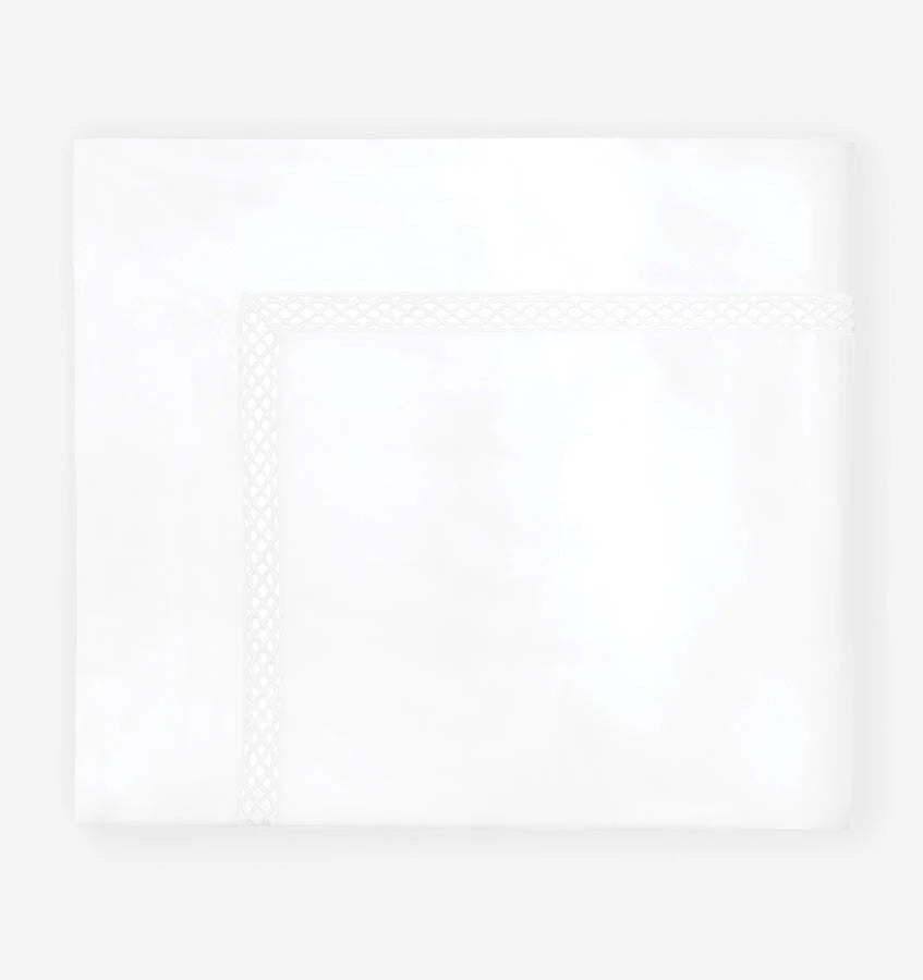SFERRA Giza 45 Ornato Flat Sheet