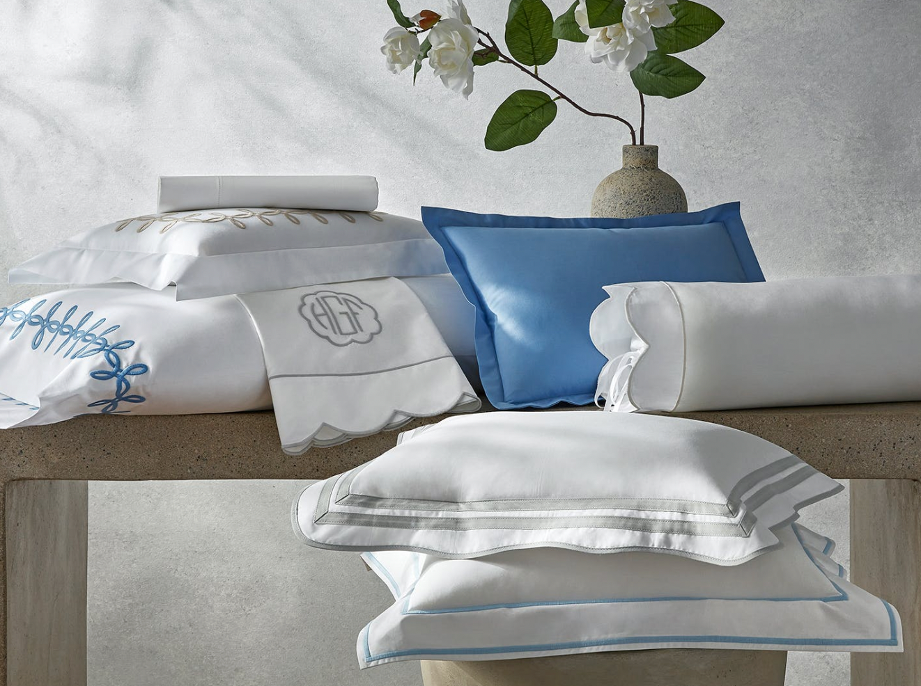 Luca Hemstitch Sham