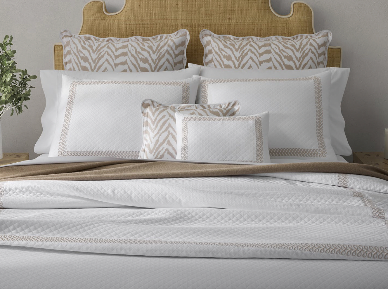 Luca Hemstitch Pillowcase- Pair