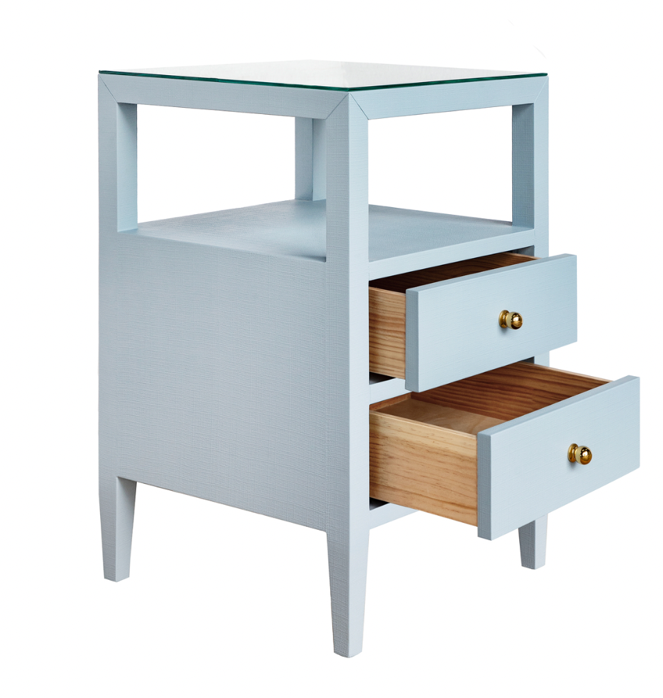 Roscoe Light Blue Side Table