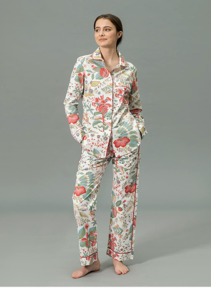 Pomegranate Pink Coral Pajama Set