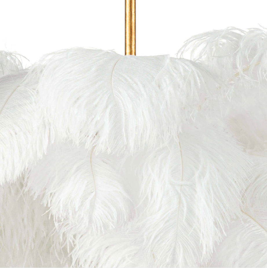 Josephine Feather Chandelier