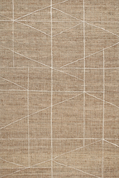 Judson Naturall/Ivory Hand Woven Jute Area Rug