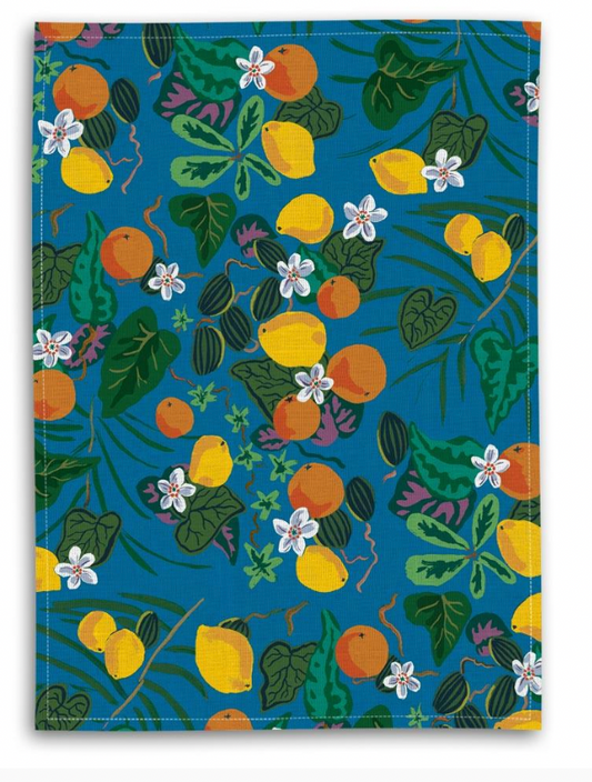Oranges and Lemons Kitchen Towels