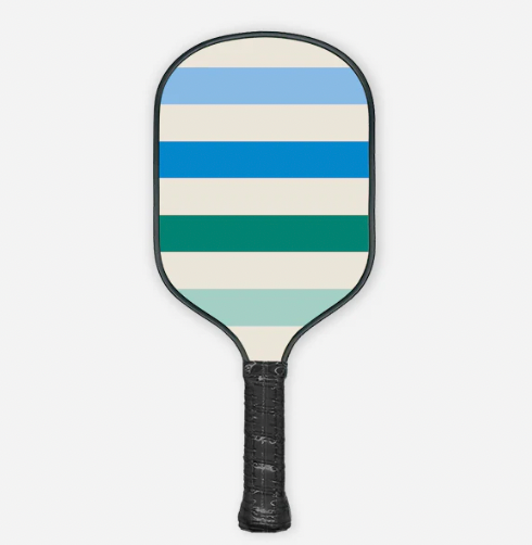 Green Striped Pickleball Paddle