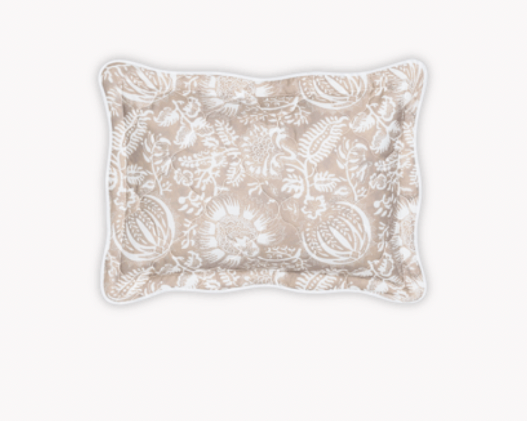 Granada Quilted Sham in Dune