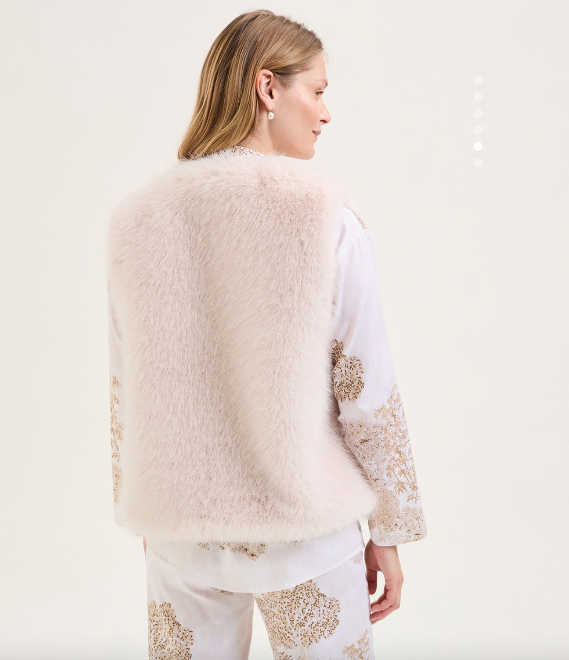 Colette Short Faux Fur Vest